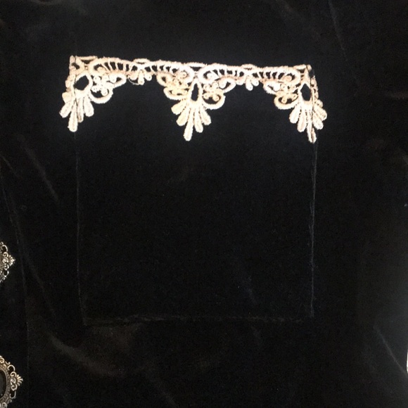 Maternite Black Velvet Size Small Adjustable Dress. - Picture 5 of 13